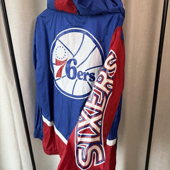 Mitchell & Ness 76ers Hardwood Classics Windbreaker Jacket XL - Picture 5 of 15